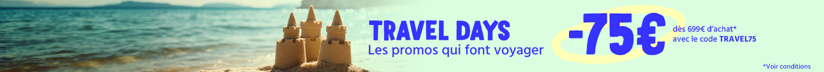 -75€ dès 699€